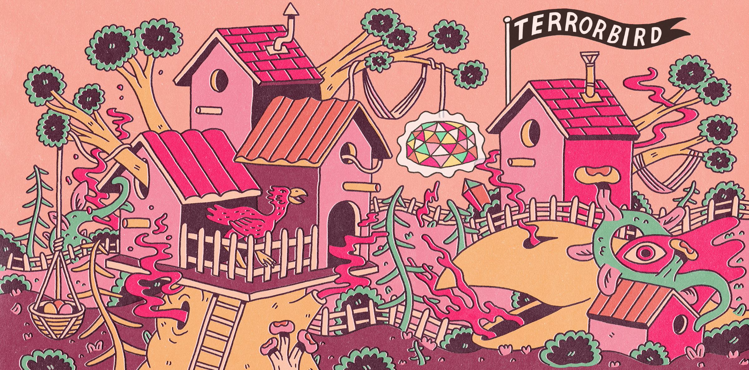 Terrorbird deck banner