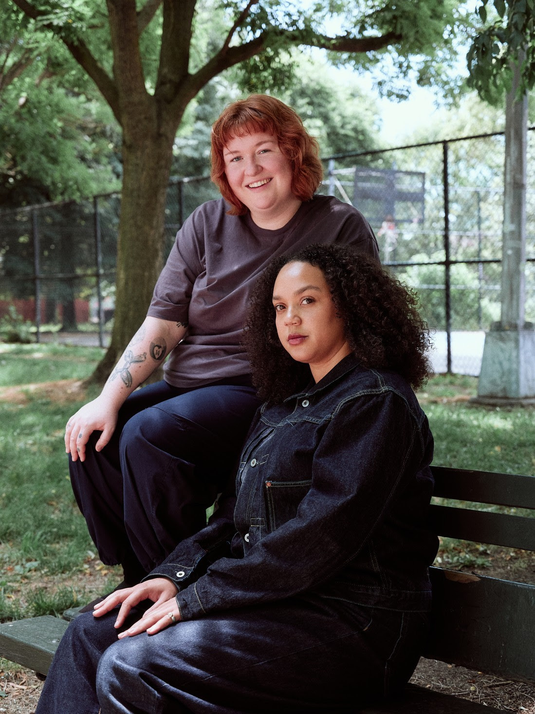 Press photo of Nicole McCabe & Savannah Harris