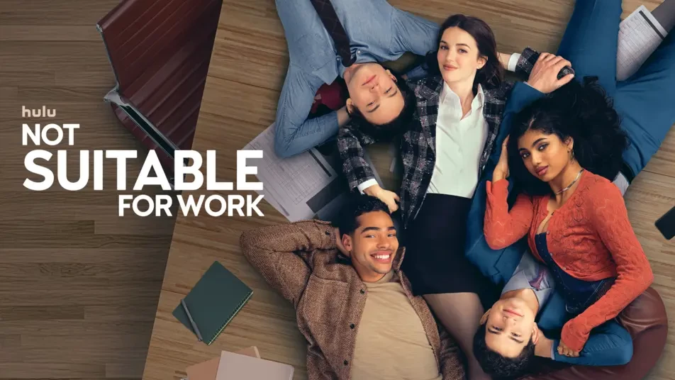 Placement image: Not Suitable For Work (Hulu) — 5 songs: Softee "Red Light Green Light", Corine "Il Fait Chaud", IAN SWEET "DIE A MILLION TIMES", Being Dead "Daydream", Sam Evian "Need You"