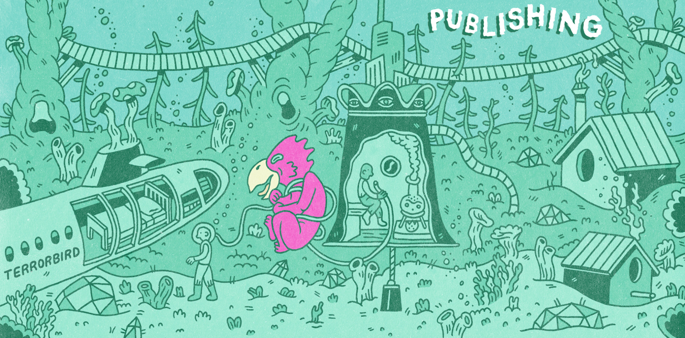 Terrorbird deck banner