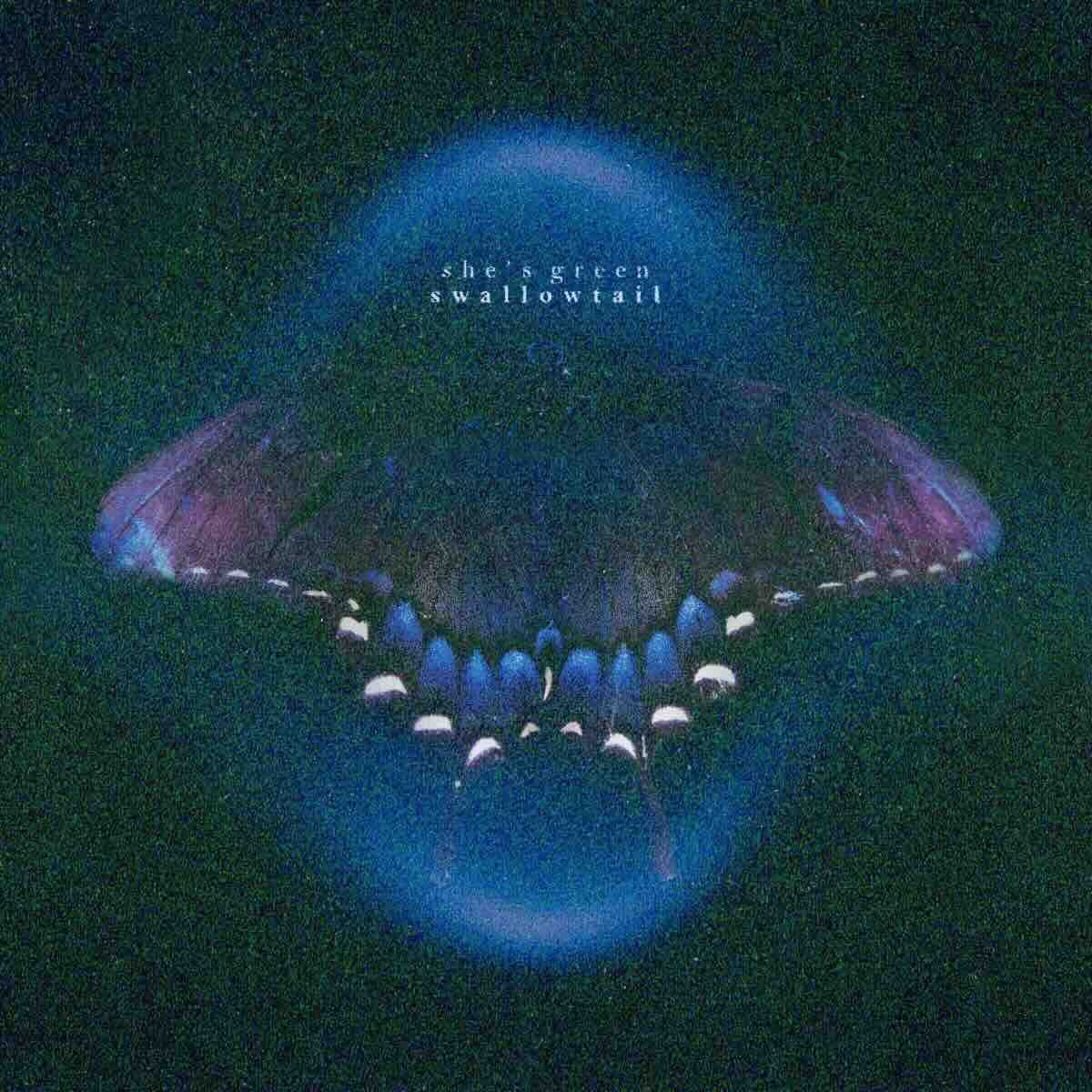 Album artwork for she's green — swallowtail